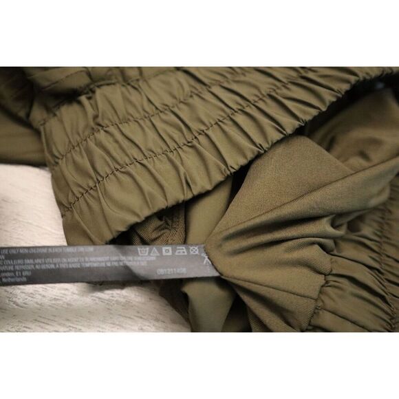 Free People Movement OB1211408 Women's Sz S Olive Green Get Your Flirt On Shorts - Picture 4 of 9